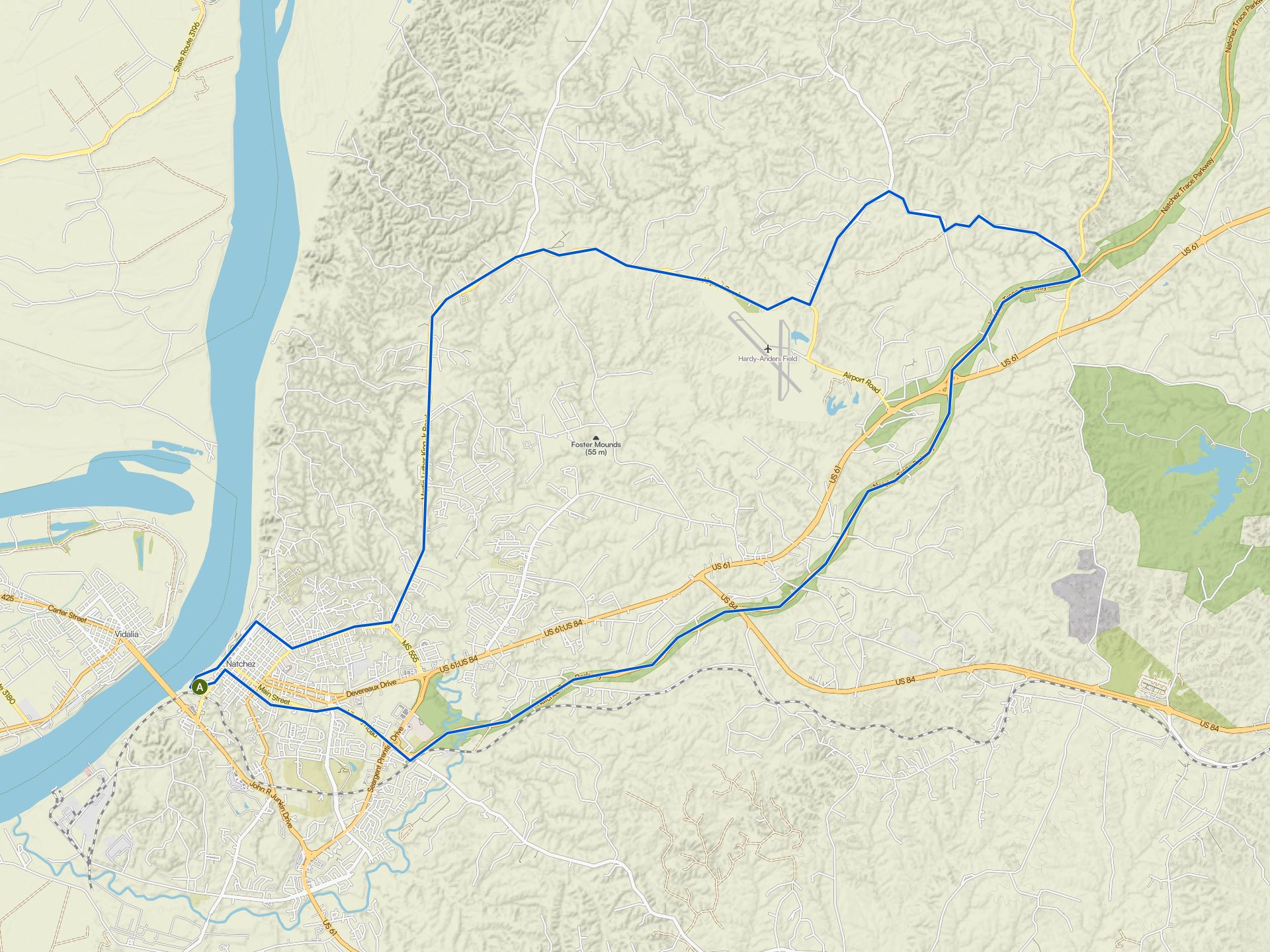 The best cycling routes in Mississippi | Komoot